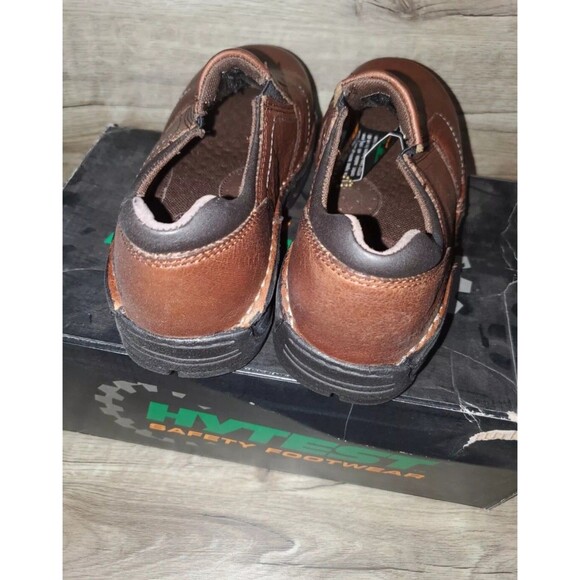 Womens Hytest Opanka Slip-on Steel Toe Brown Size 6m - Picture 3 of 5